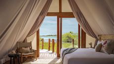 our habitas lagoon room interior view at Our Habitas Bacalar