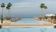 commonspace pool front at Our Habitas Ras Abrouq