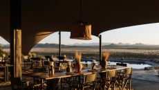 property restaurant diningarea at Our Habitas Namibia