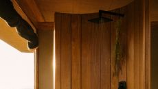 room bathroom shower at Our Habitas Namibia