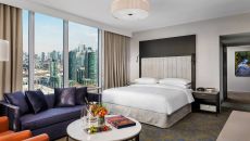 Corner King Studio Layout 2 Hotel X Toronto a Destination by Hyatt Hotel