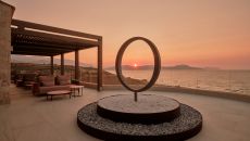 Reception and lobby area OROS415 2 at OROS Luxury Beach Resort