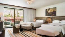 Queen Queen Bed Room with Balcony at Thompson Palm Springs
