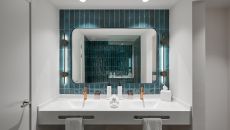 Double Deluxe King Bed Bathroom at Sarena de Muro Resort Mallorca