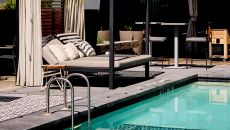 Hotel Van Zandt Pool Deck at Hotel Van Zandt