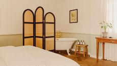 Junior Suitebathtub at The Agora Hotel Lefkara