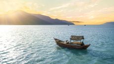 ALRNVB Wooden Boat 3 at An Lam Retreats Ninh Van Bay