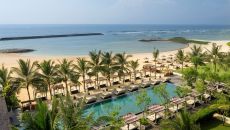 6. Reef Beach Club Aerial Shot at The Apurva Kempinski Bali