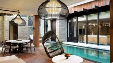 Singhasari One Bedroom Villa Living Area at The Apurva Kempinski Bali